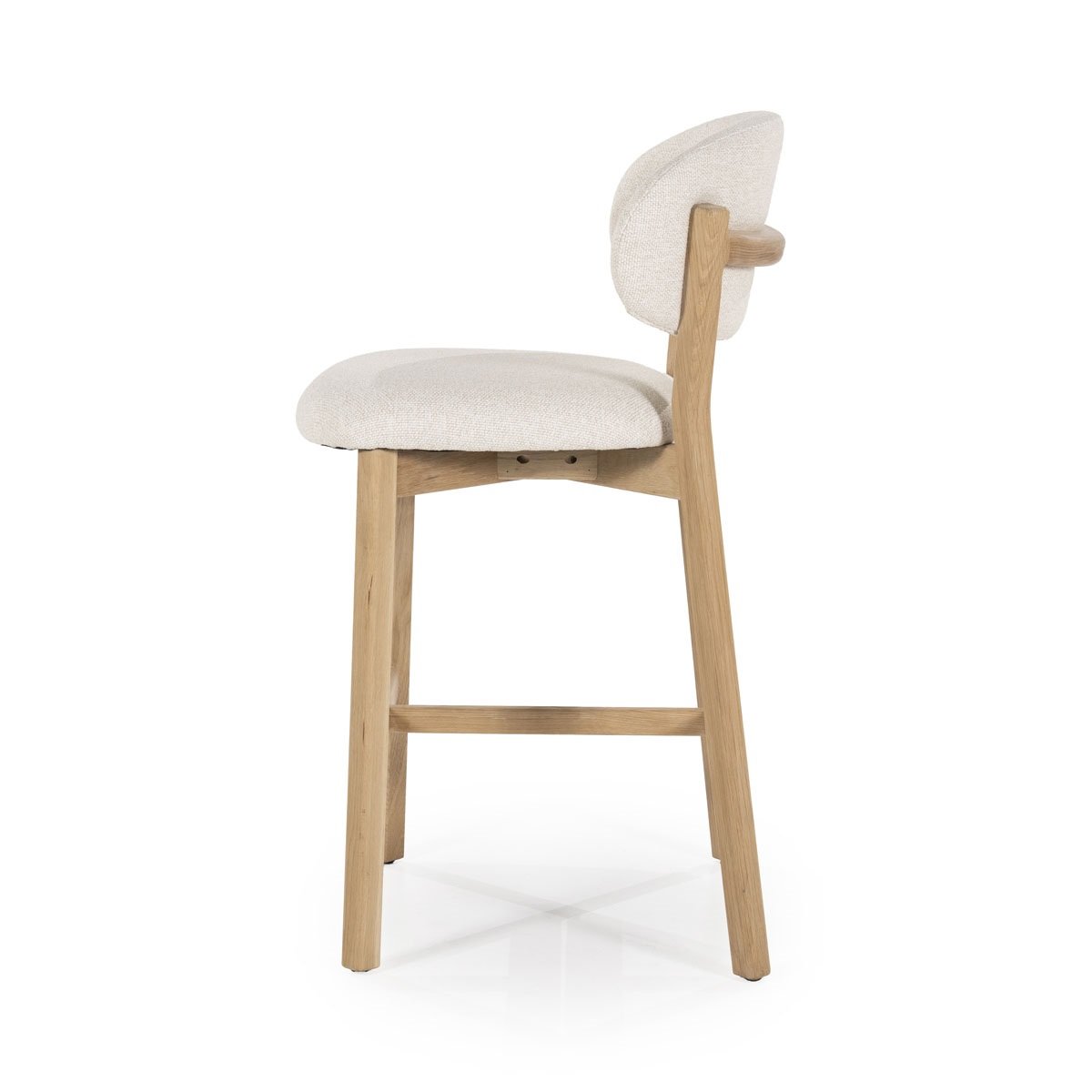 Barstuhl Mikky Beige SH 68,5 cm von Eleonora