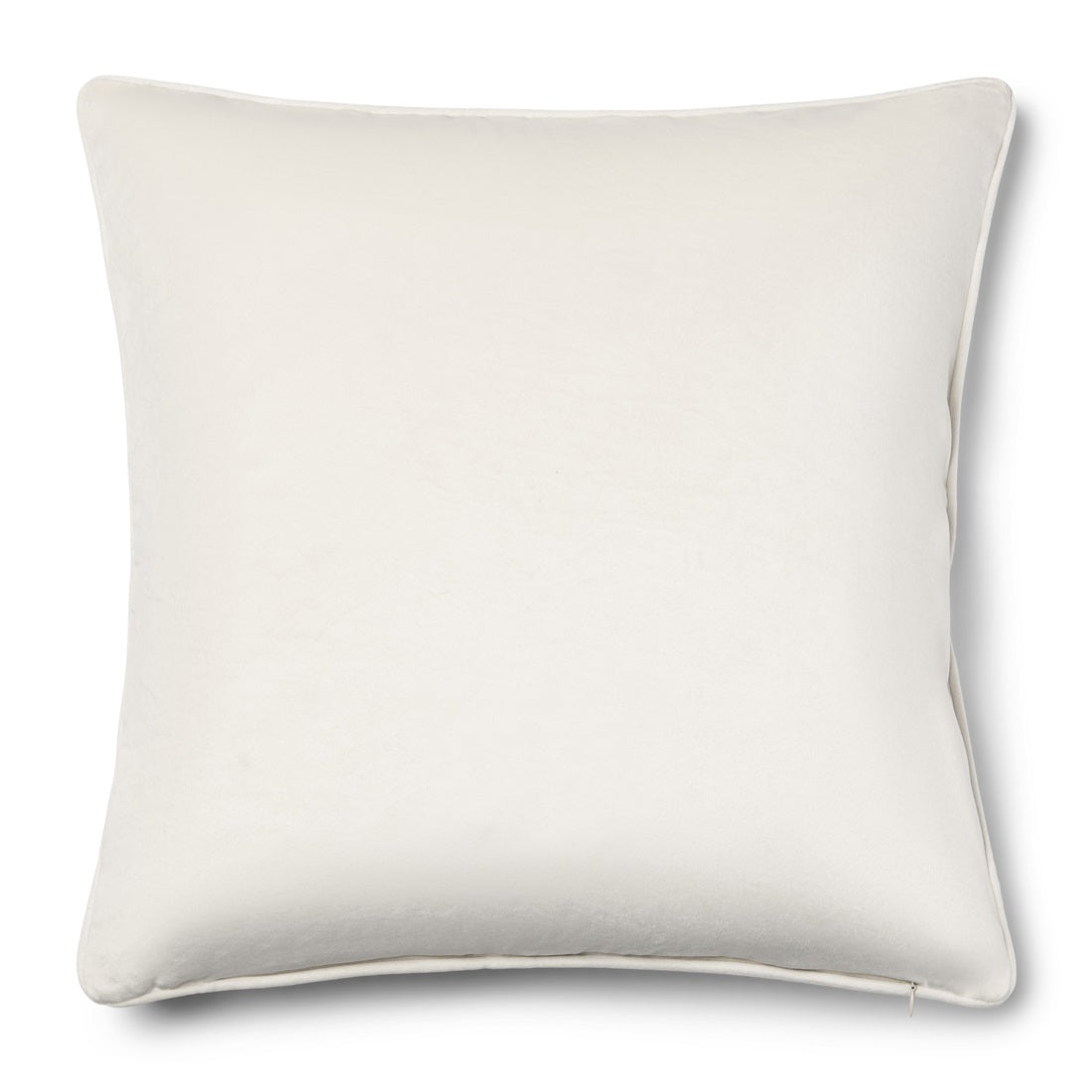 RM Monogram Velvet Pillow white 50x50