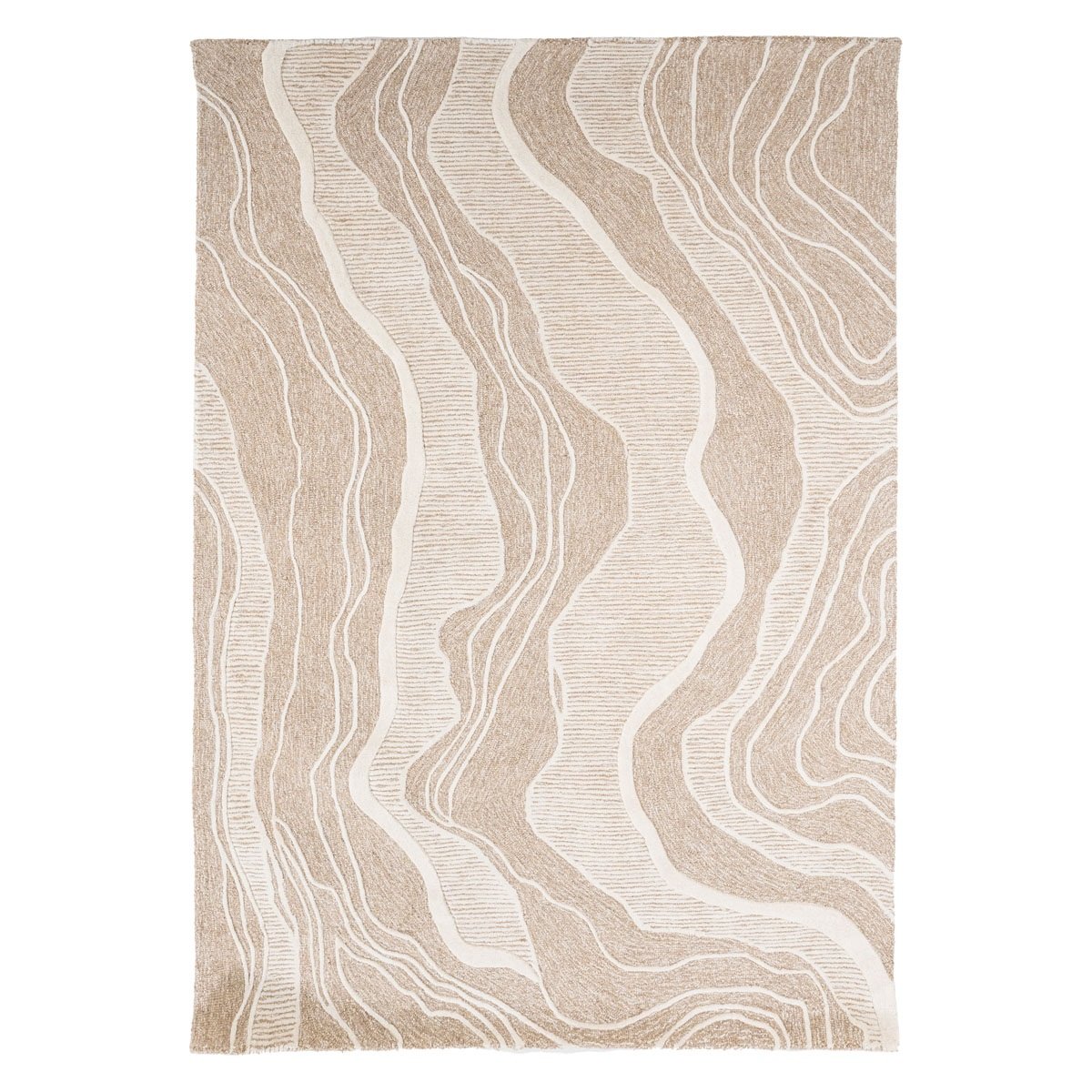 Teppich Soli beige, 160x230cm von By - Boo