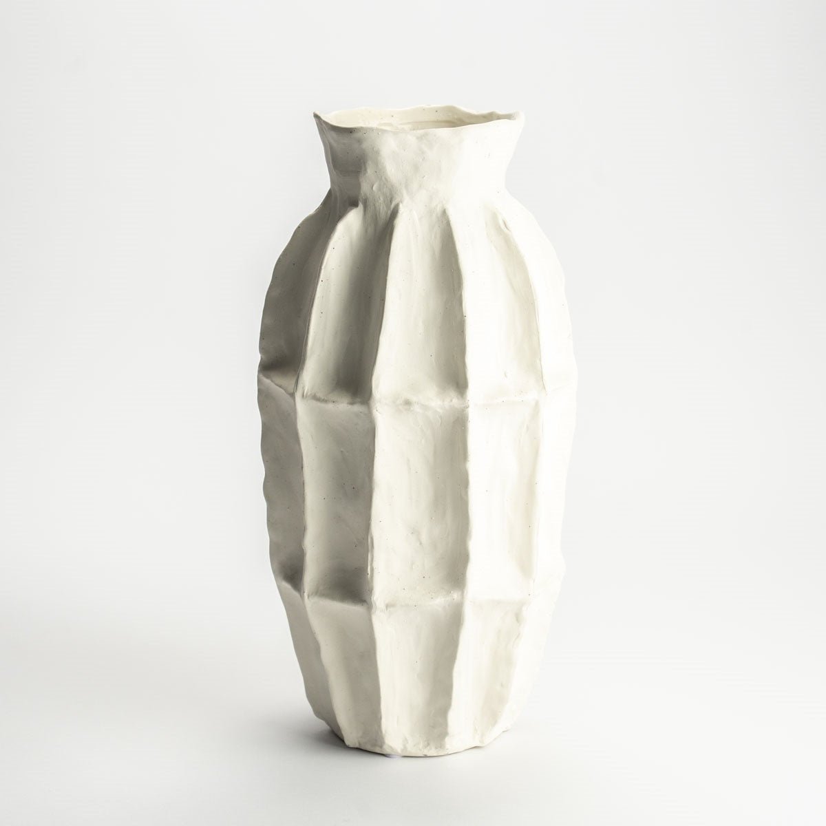 Vase Algarve, weiß von Isaa