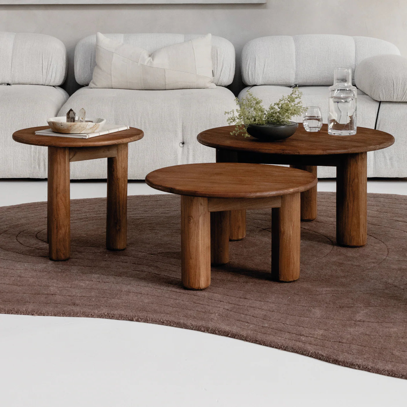 Couchtisch-Set Dino, Set von 3