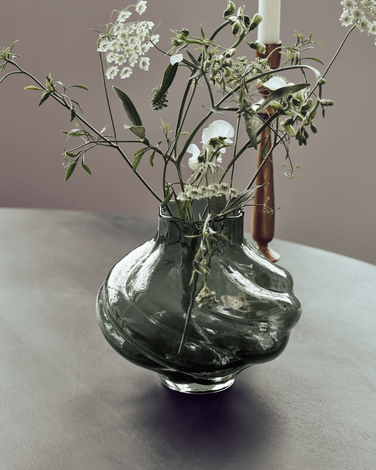 Vase, HDTurn, Rauchgrau von House Doctor