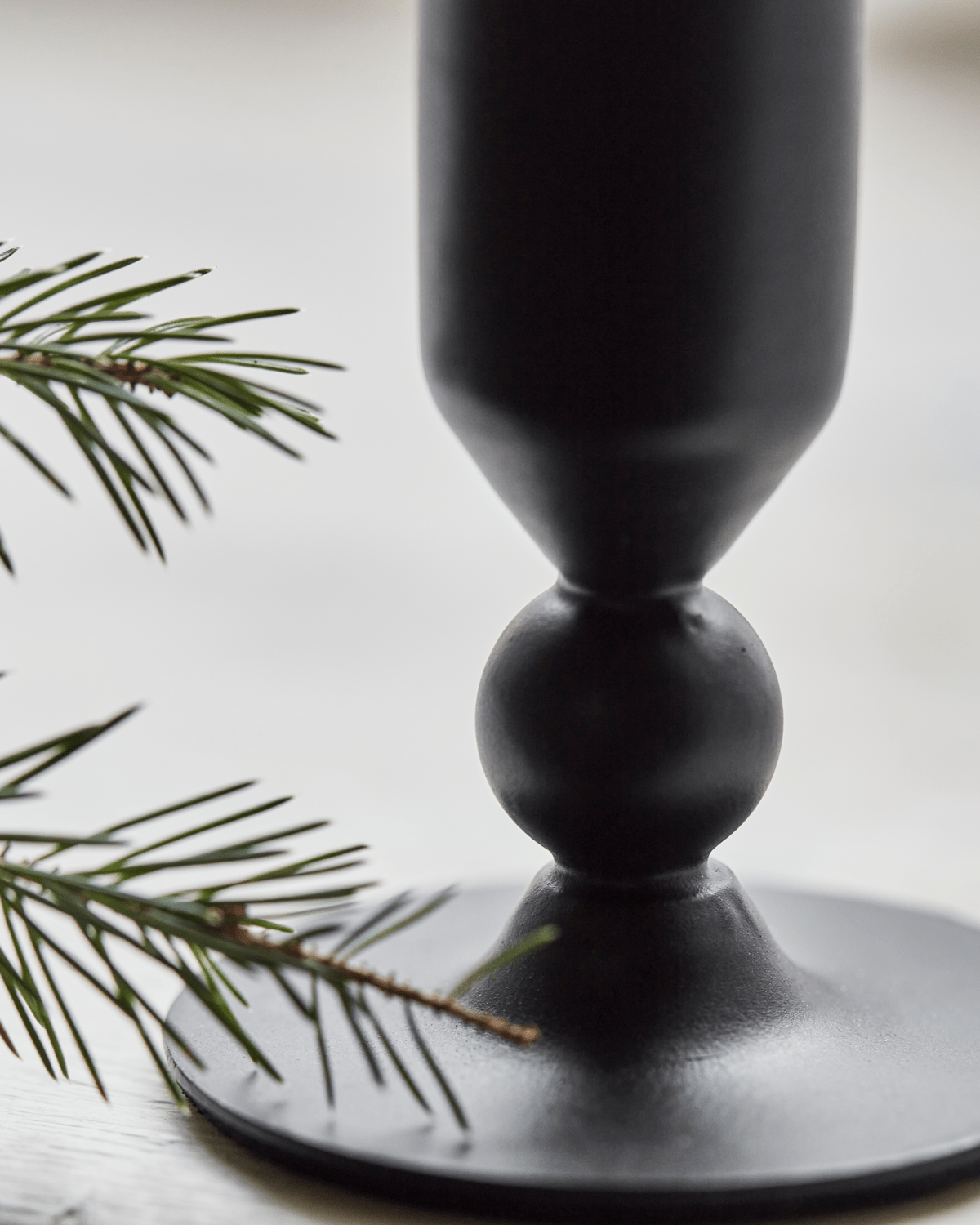 Kerzenständer, HDFolk, Antikes Schwarz von House Doctor