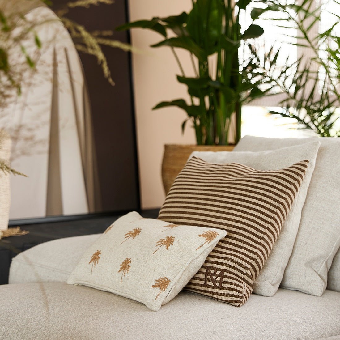 Kissen Palme RM, 50 x 30cm von Rivièra Maison