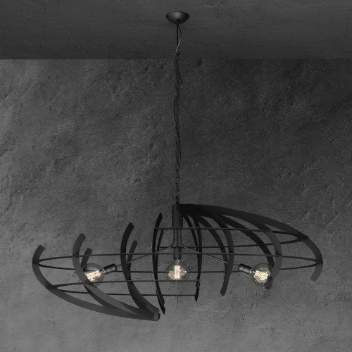 2408 - Terra Pendelleuchte oval 150cm von ZTAHL