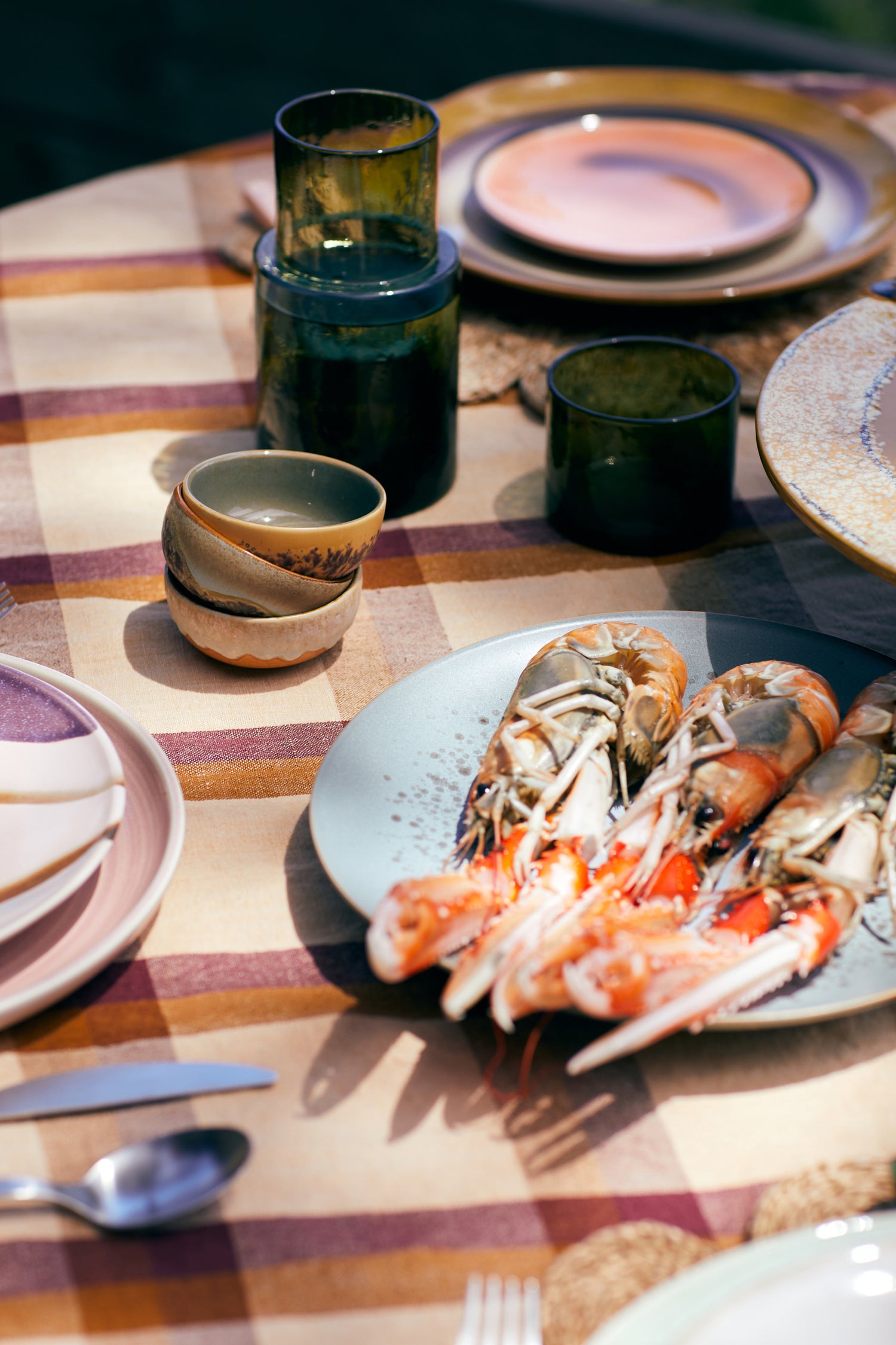 70s ceramics: Schüsseln Marine, XS bowls