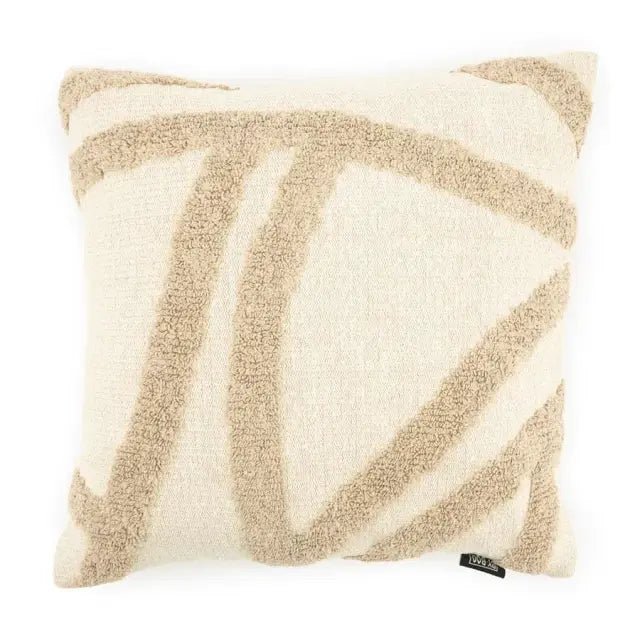 Kissen Majani, Taupe von By-Boo