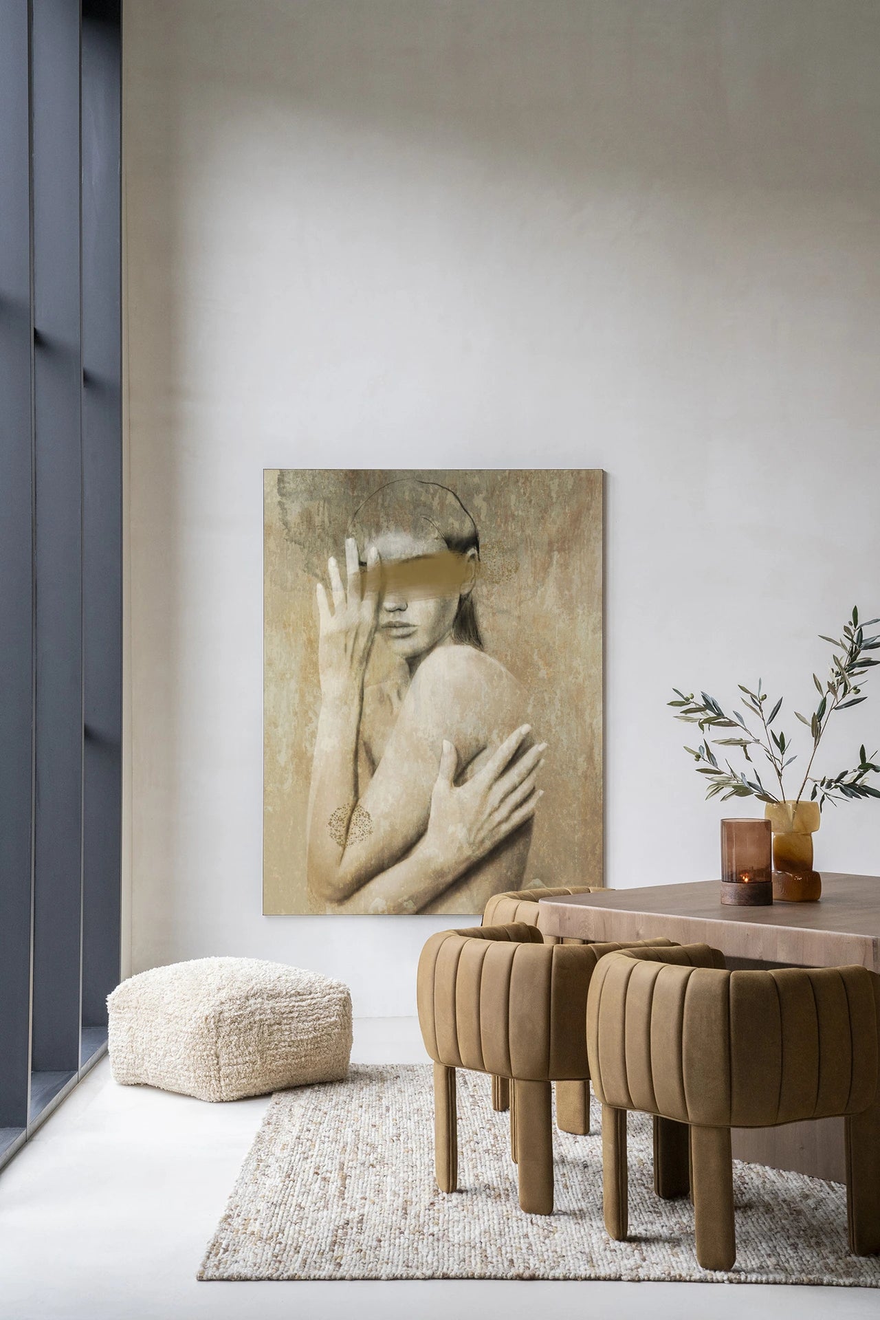 Wandbild Touching me