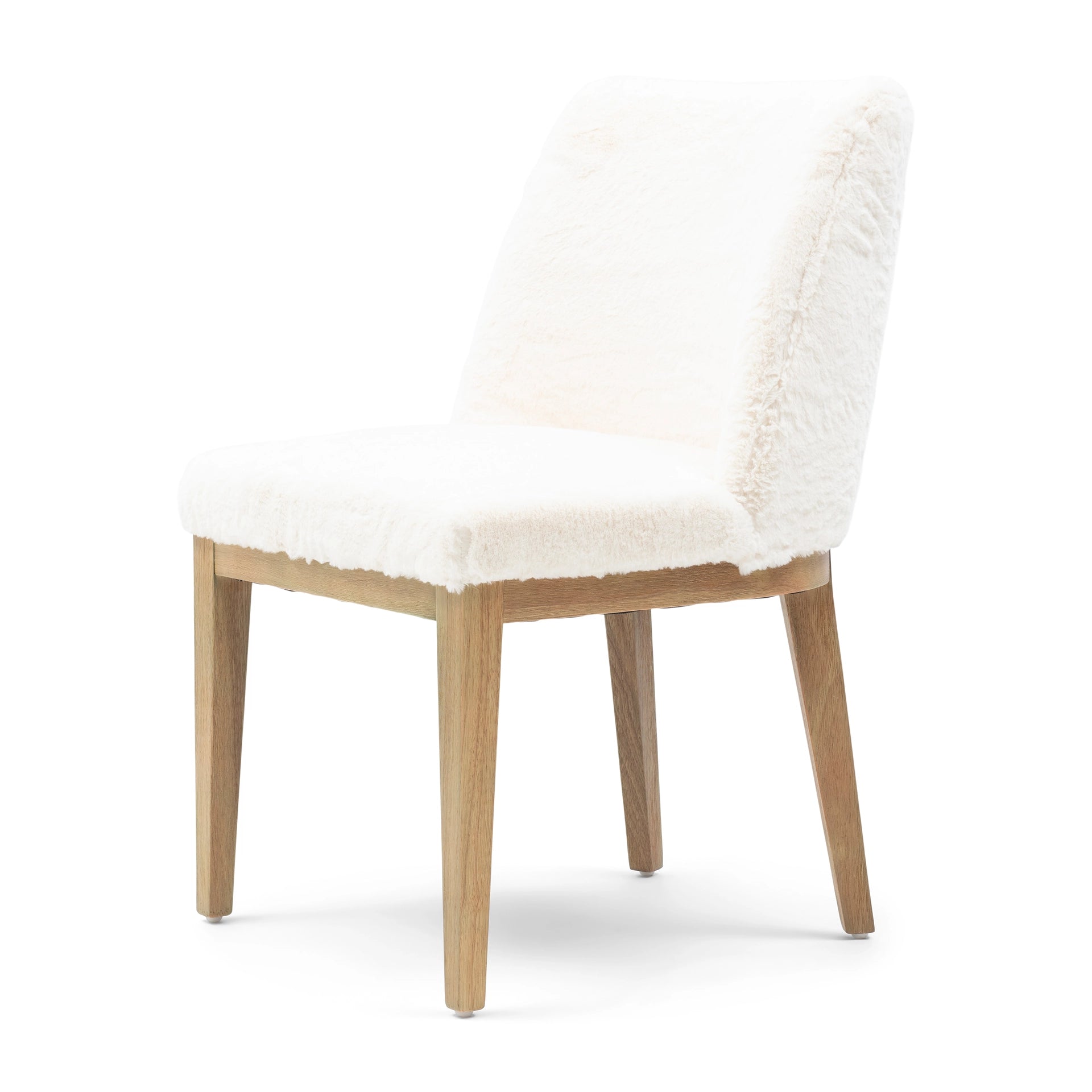 Riviera Maison Esszimmerstuhl Whistler – ohne Armlehnen DC Faux Fur Snow von Rivièra Maison