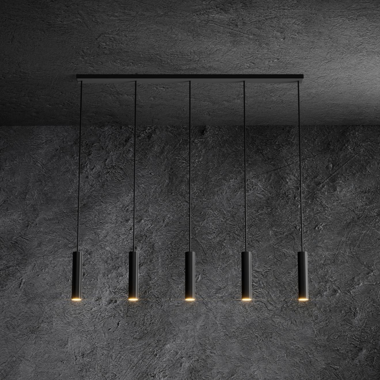 Salerno Pendelleuchte gerade 120cm - 5 Lichter