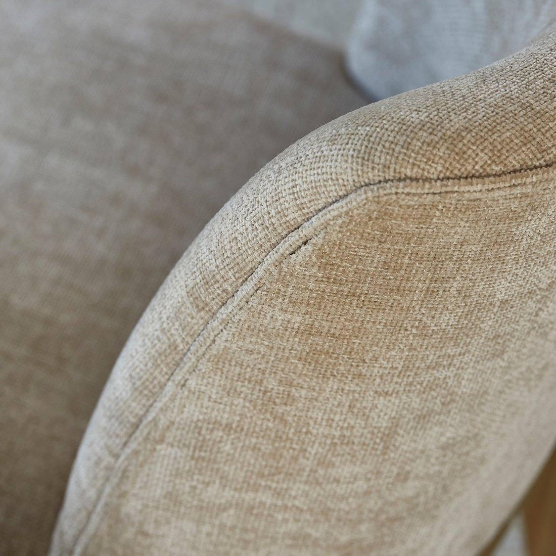 Riviera Maison Esszimmerstuhl Whistler – ohne Armlehnen Natural Linen von Rivièra Maison