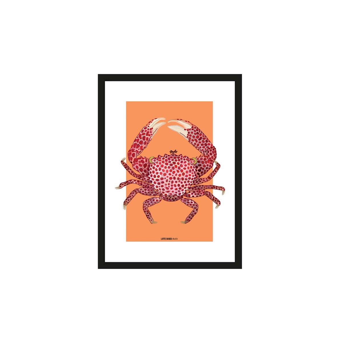 Poster Trapezia, inkl. Rahmen von Urban Cotton