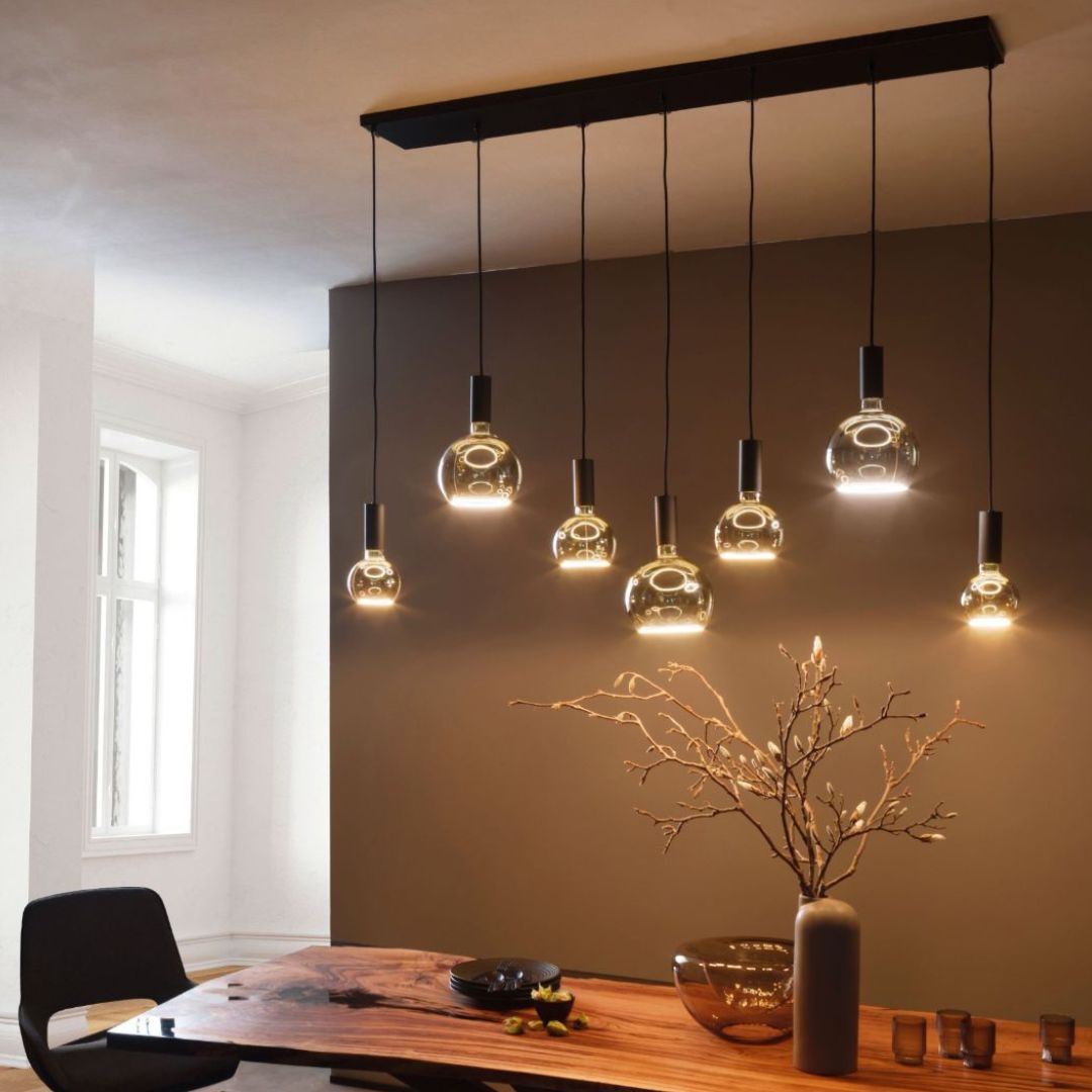 40071 - Segula 007 Pendelleuchte gerade 145cm - 7 Lichter von ZTAHL