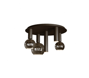 4360 - Riva Deckenleuchte rund Ø50 cm - 5 Lichter von ZTAHL