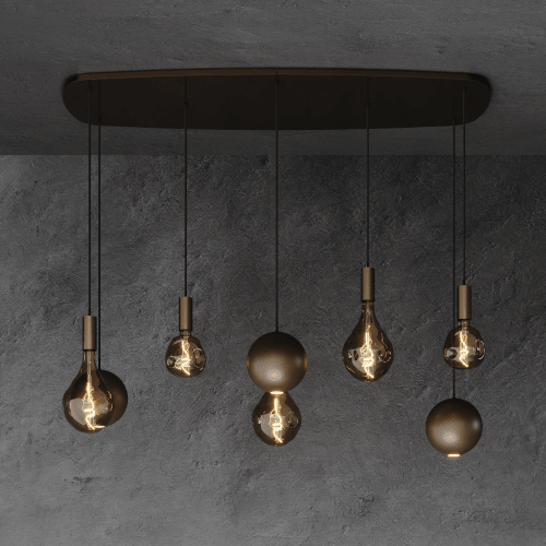 4520 - Gerace Pendelleuchte Dänisch oval groß von ZTAHL