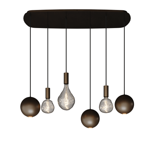 4530 - Gerace Pendelleuchte Dänisch oval klein von ZTAHL