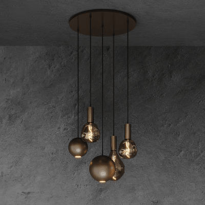 4580 - Gerace Hängeleuchte Ø50cm - 5 Lichter von ZTAHL