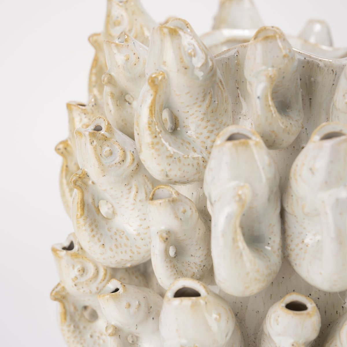 Vase Borja, weiß von Isaa