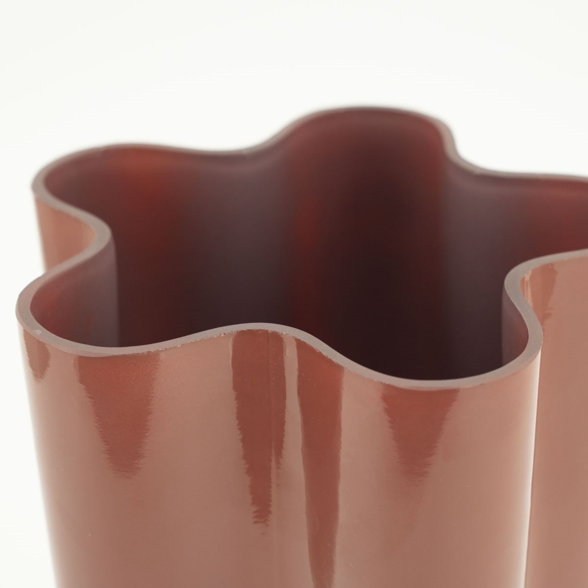 Vase Flori, Korallenrot von By - Boo