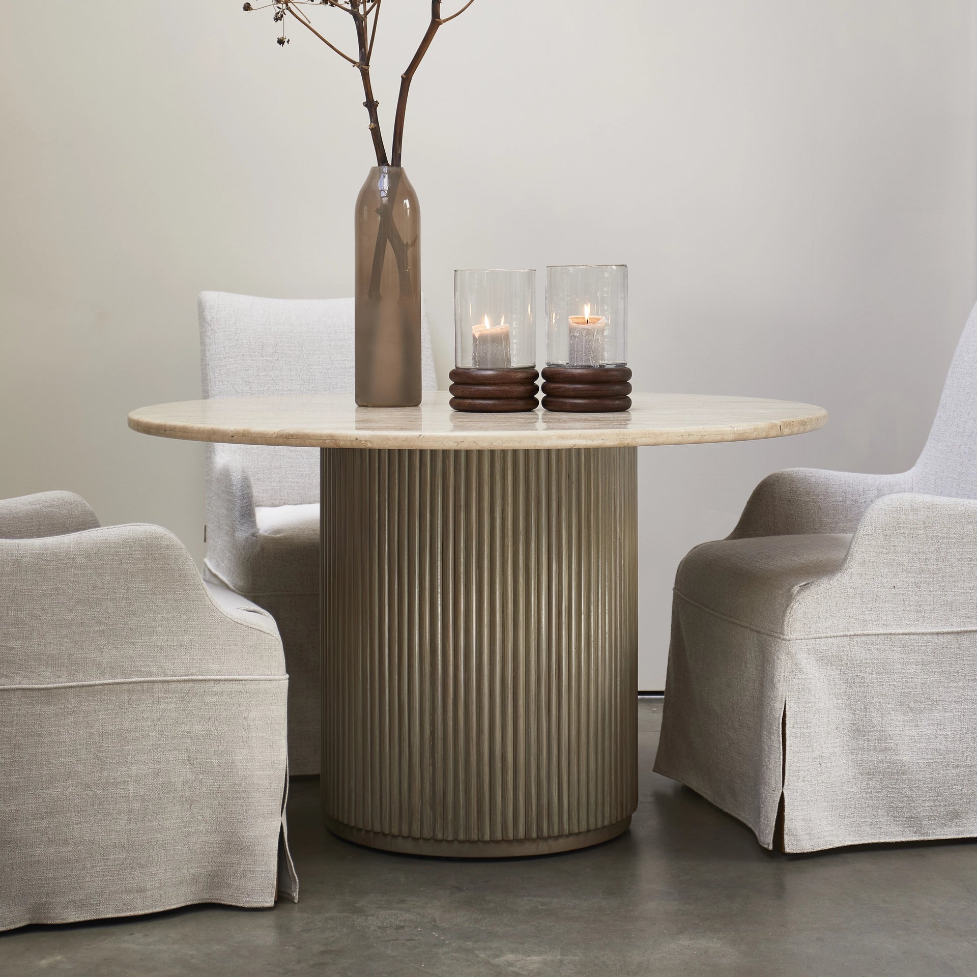 Villanova Dining Table Dia 130 von Rivièra Maison