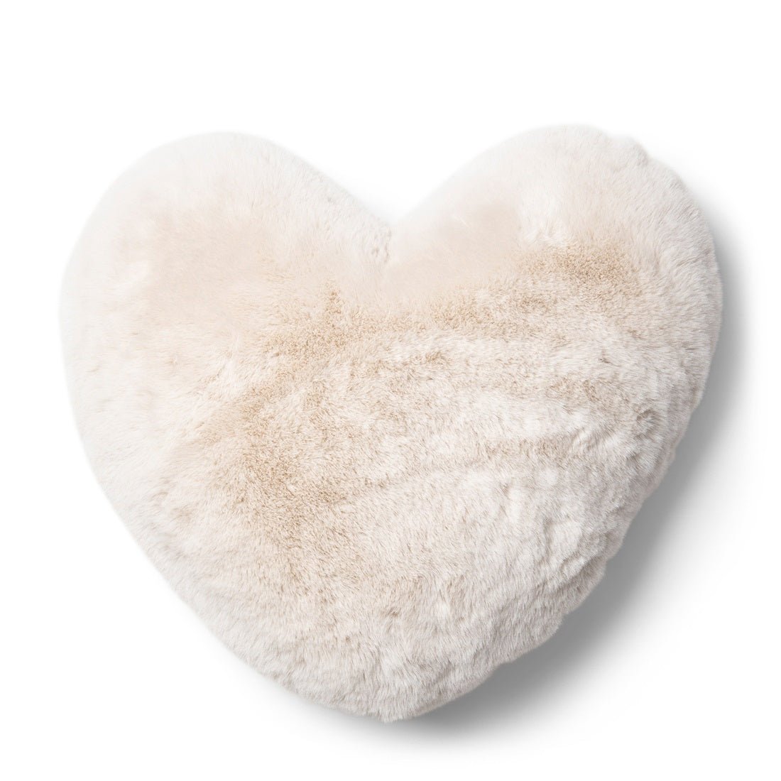 Kissen Heather Alba Heart Faux Fur Kissen Off White von Rivièra Maison