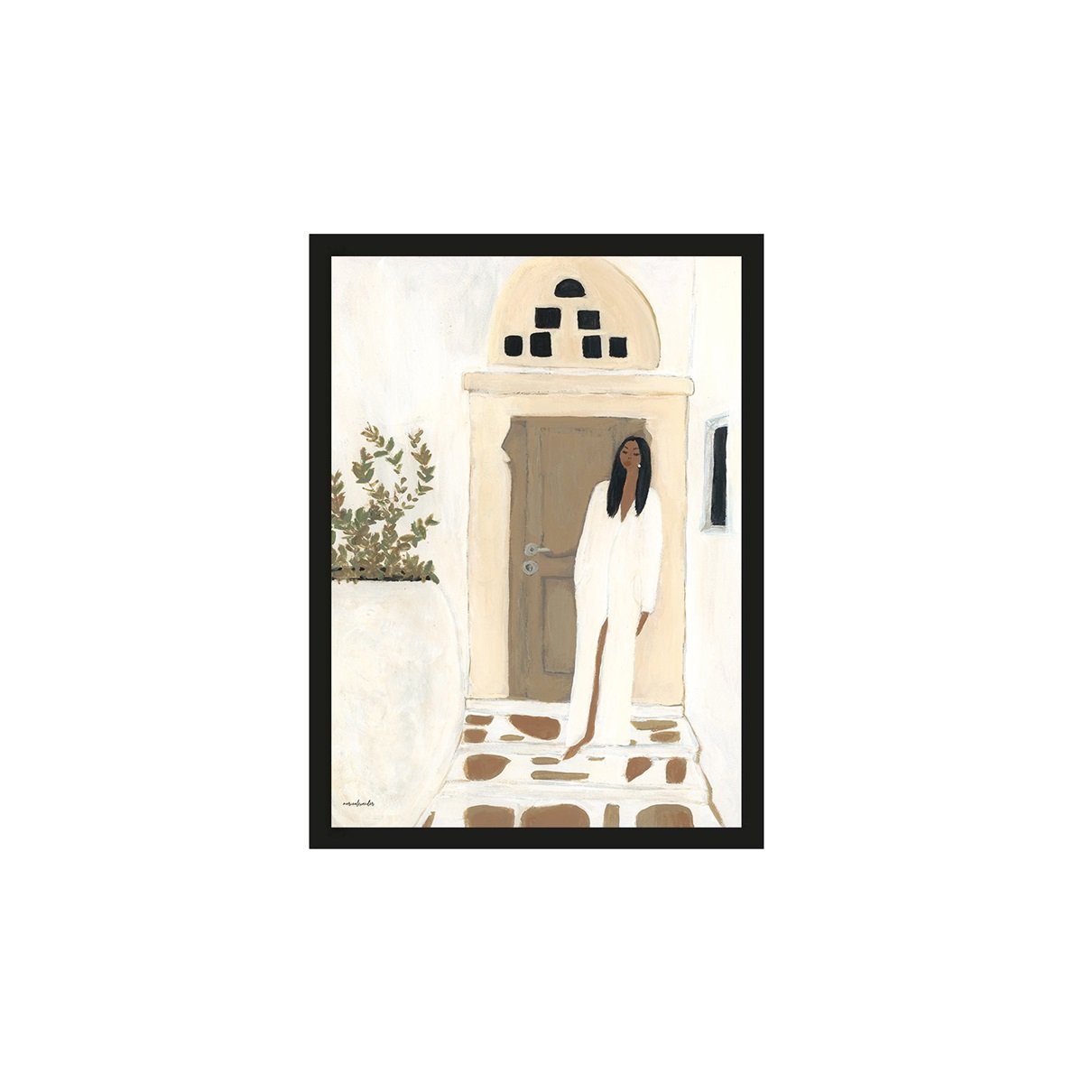 Poster Mediterranean Dream, inkl. Rahmen von Urban Cotton