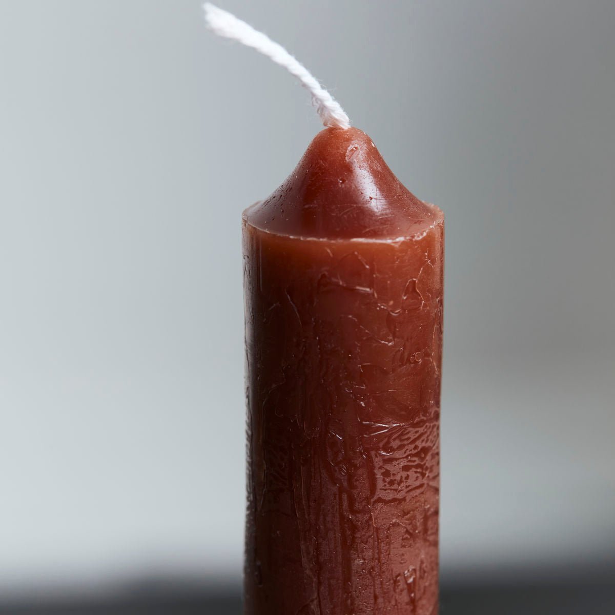 8er Stabkerzen, Rustic Wax Cognac von House Doctor