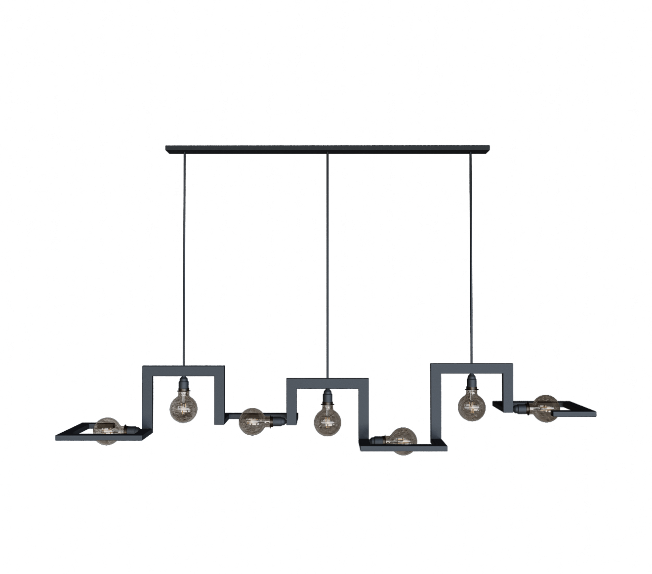 9525 - Tortona Pendelleuchte 7 Lichter von ZTAHL
