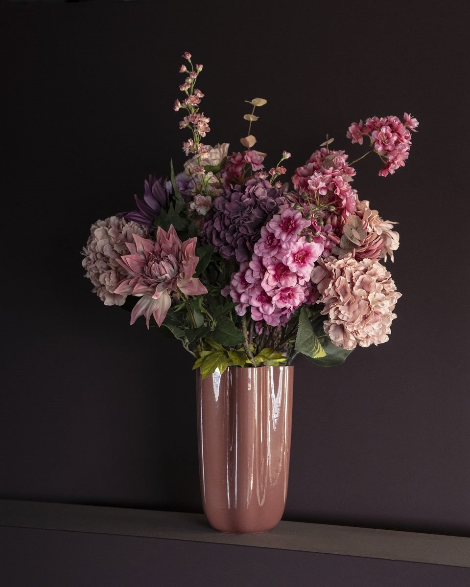 Vase Flori, Korallenrot von By - Boo