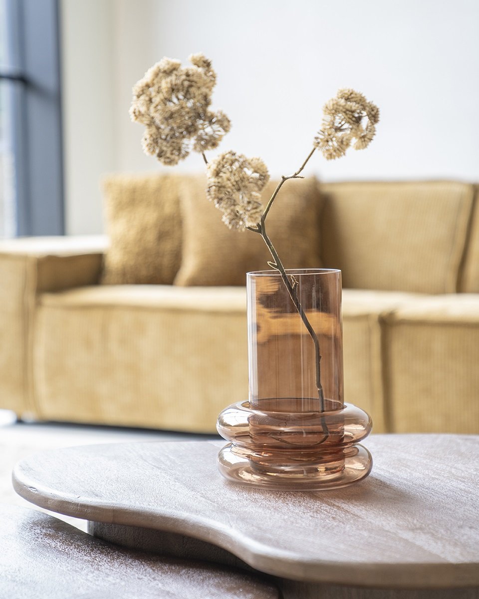 Vase Chunky, braun