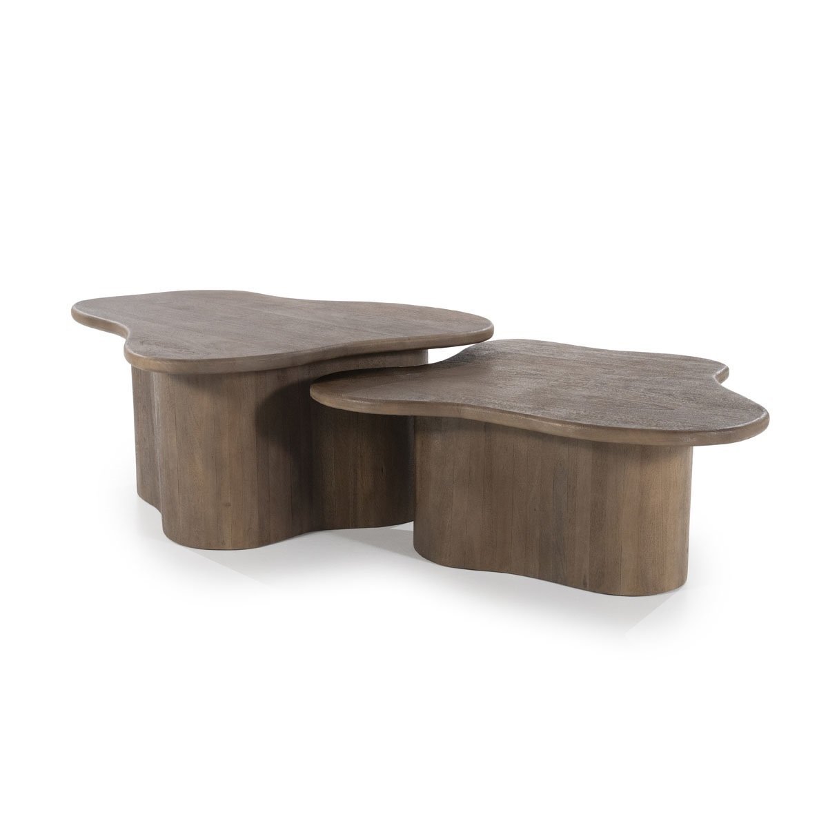 Couchtisch - Set Fall, Braun von By - Boo