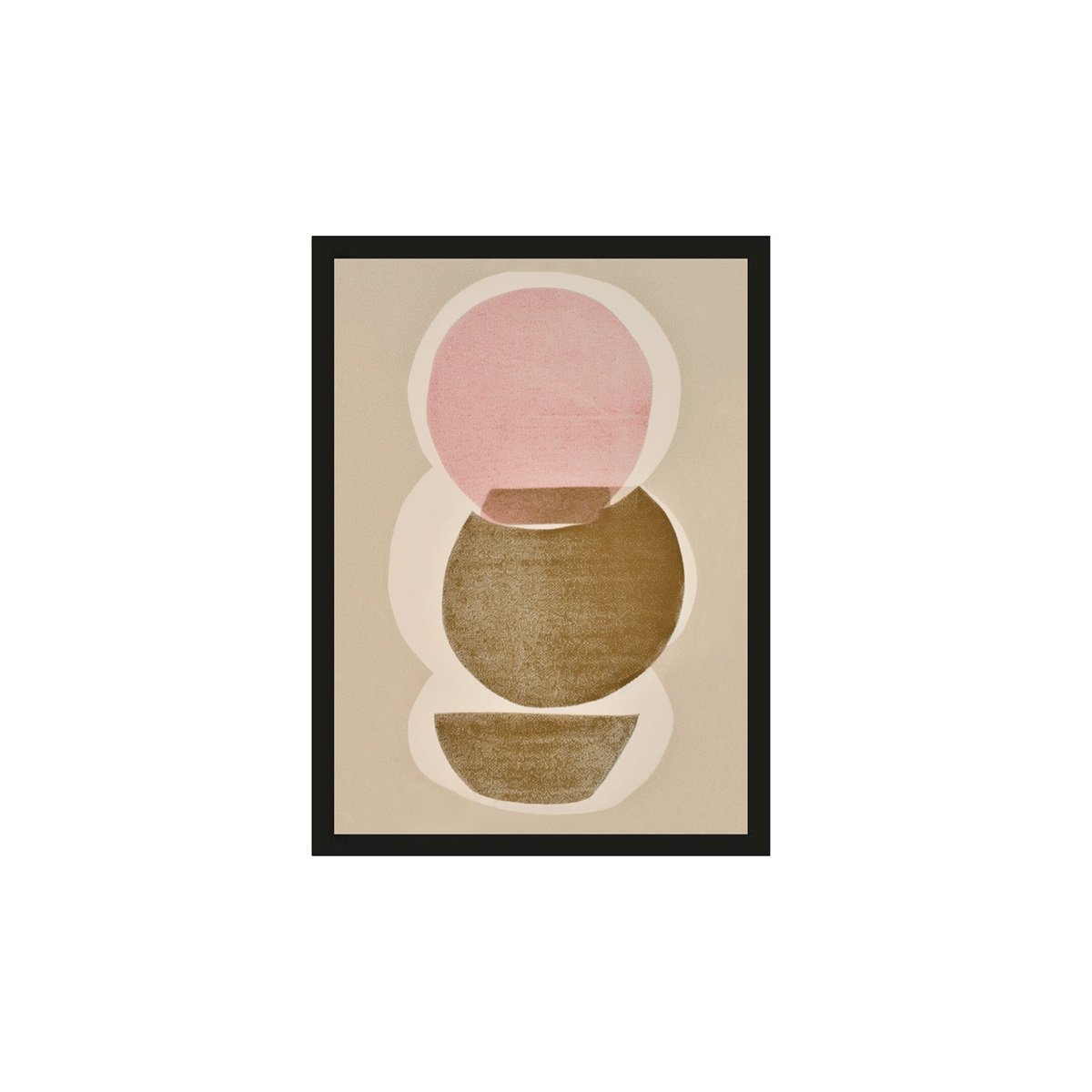 Poster Figuras 5, inkl. Rahmen von Urban Cotton