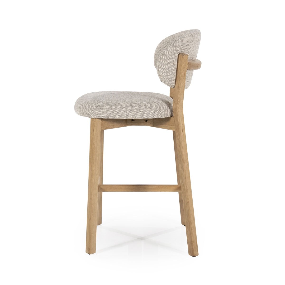 Barstuhl Mikky Taupe SH 68,5 cm von Eleonora