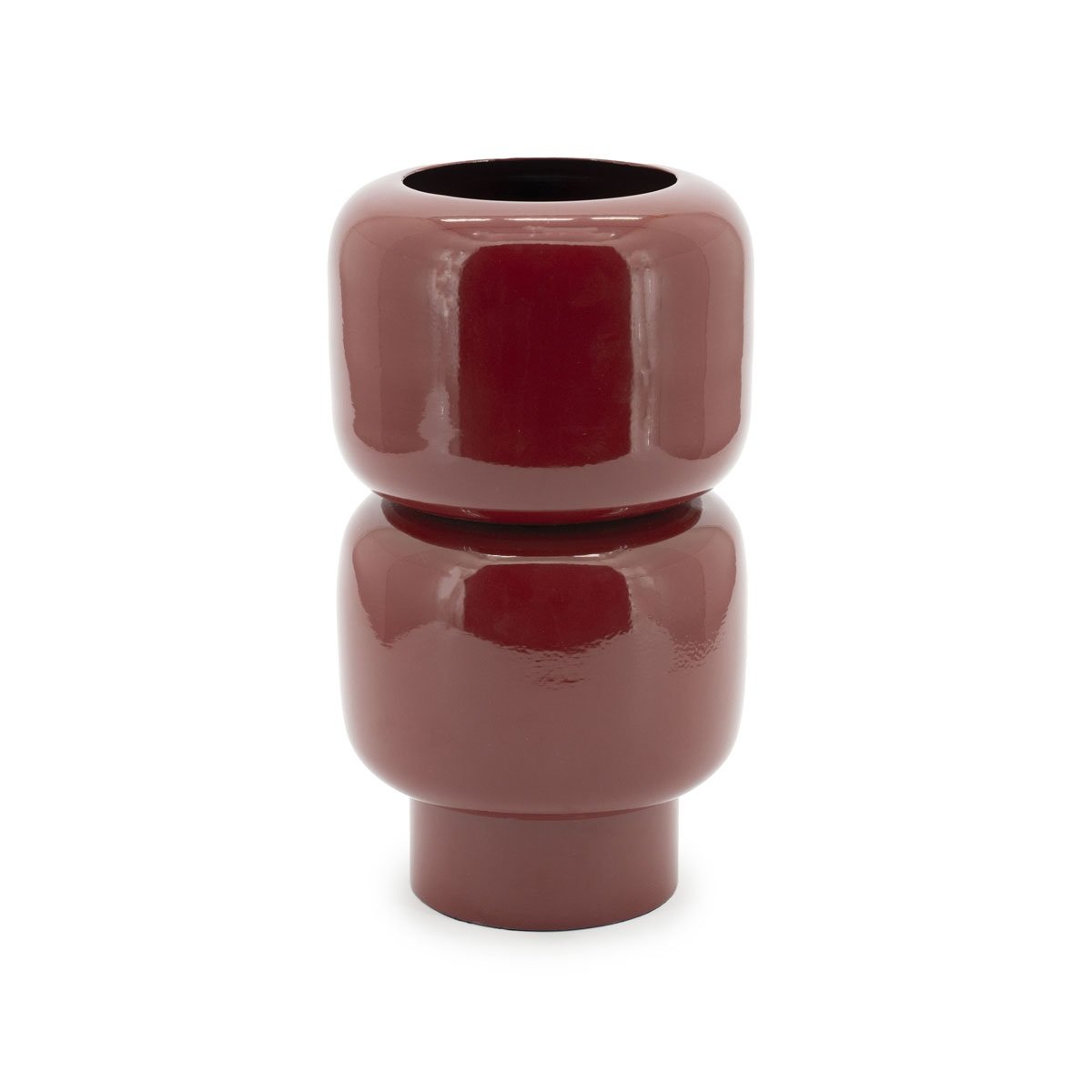 Vase Rollo, Burgundy von By - Boo