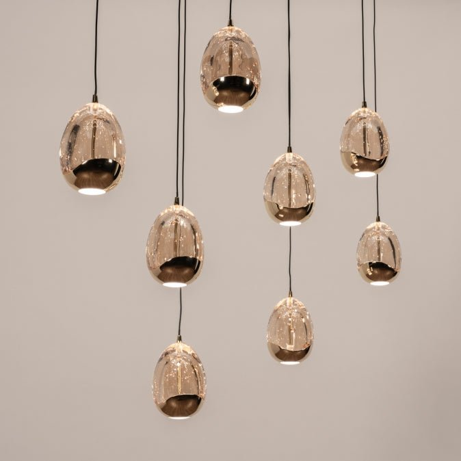 Pendelleuchte Golden Oval 8er von MDLR Lights