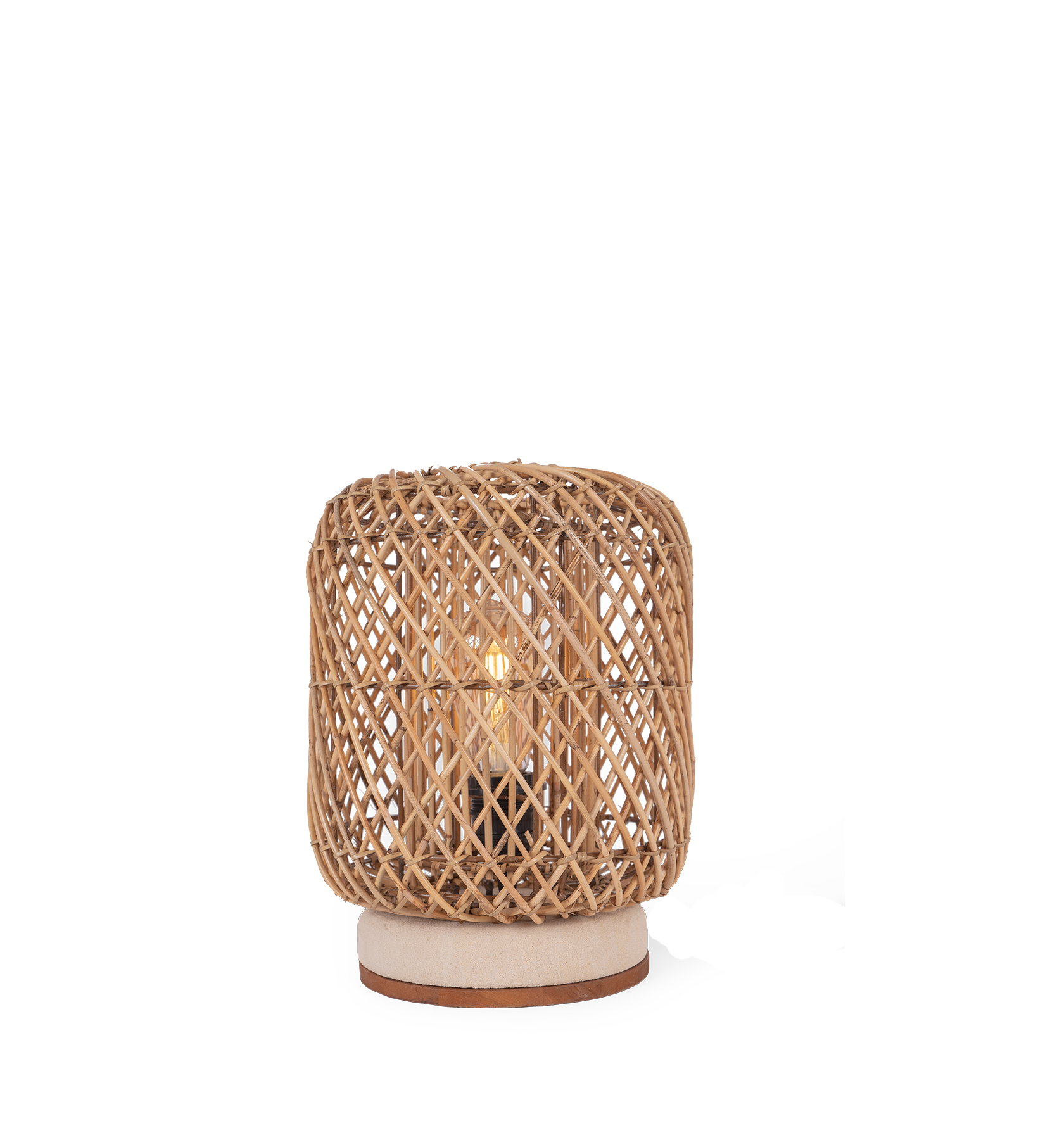 Palma Rattan Tischlampe