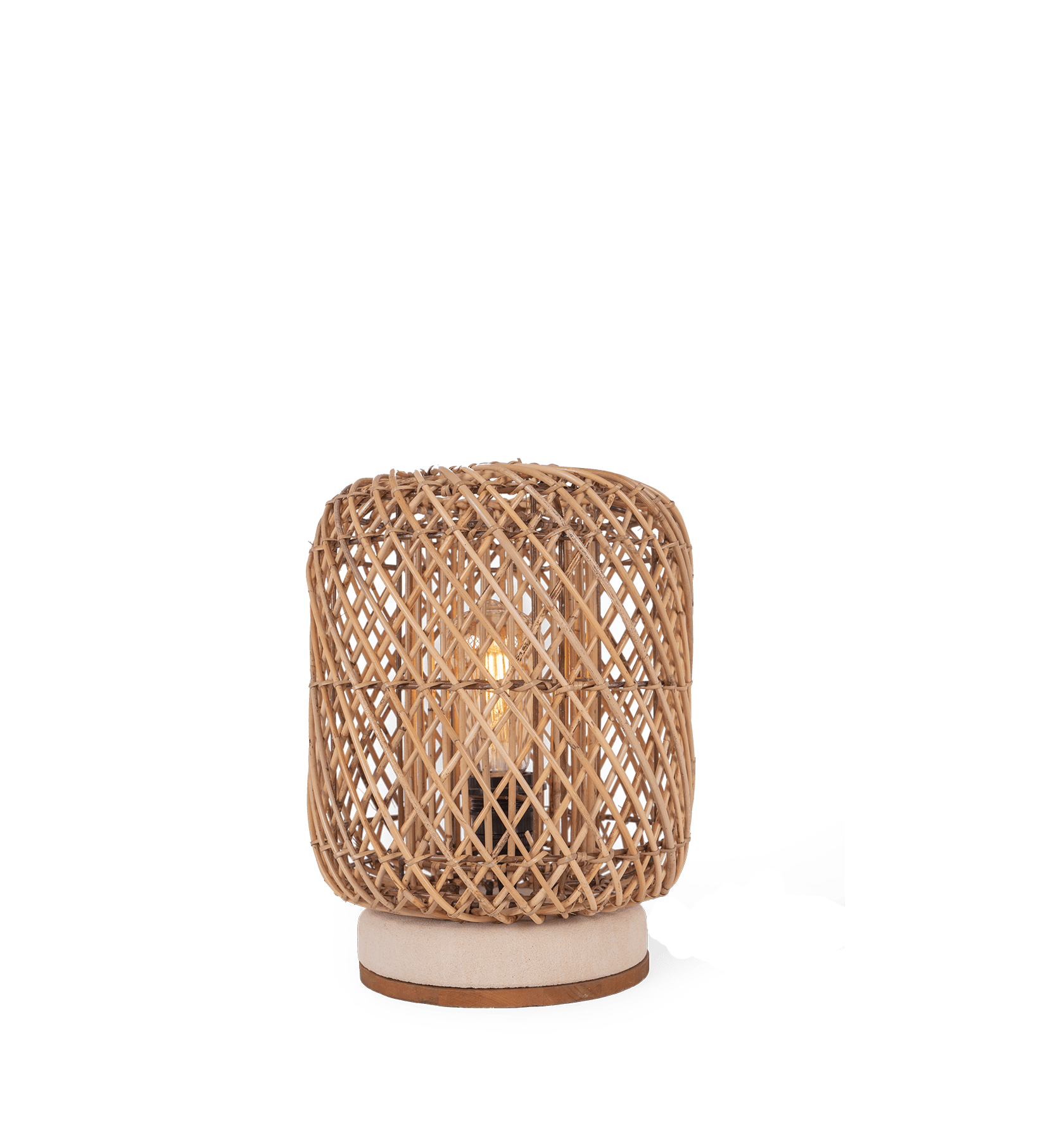 Palma Rattan Tischlampe von d - Bodhi