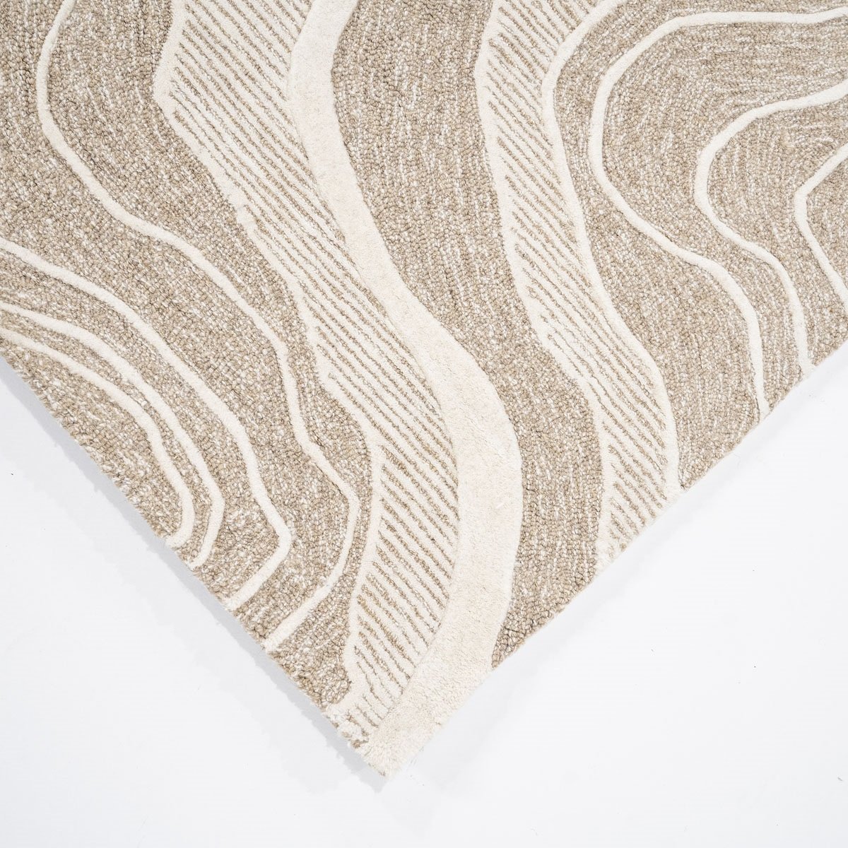 Teppich Soli beige, 190x290cm von By - Boo