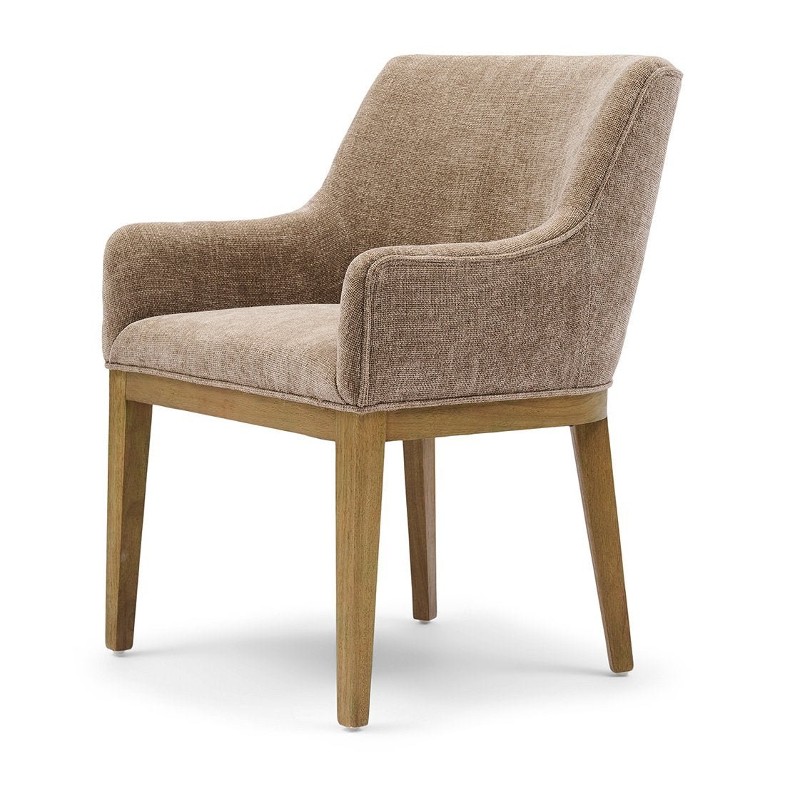 Riviera Maison Esszimmerstuhl Whistler – Armlehnenstuhl Warm Mushroom von Rivièra Maison