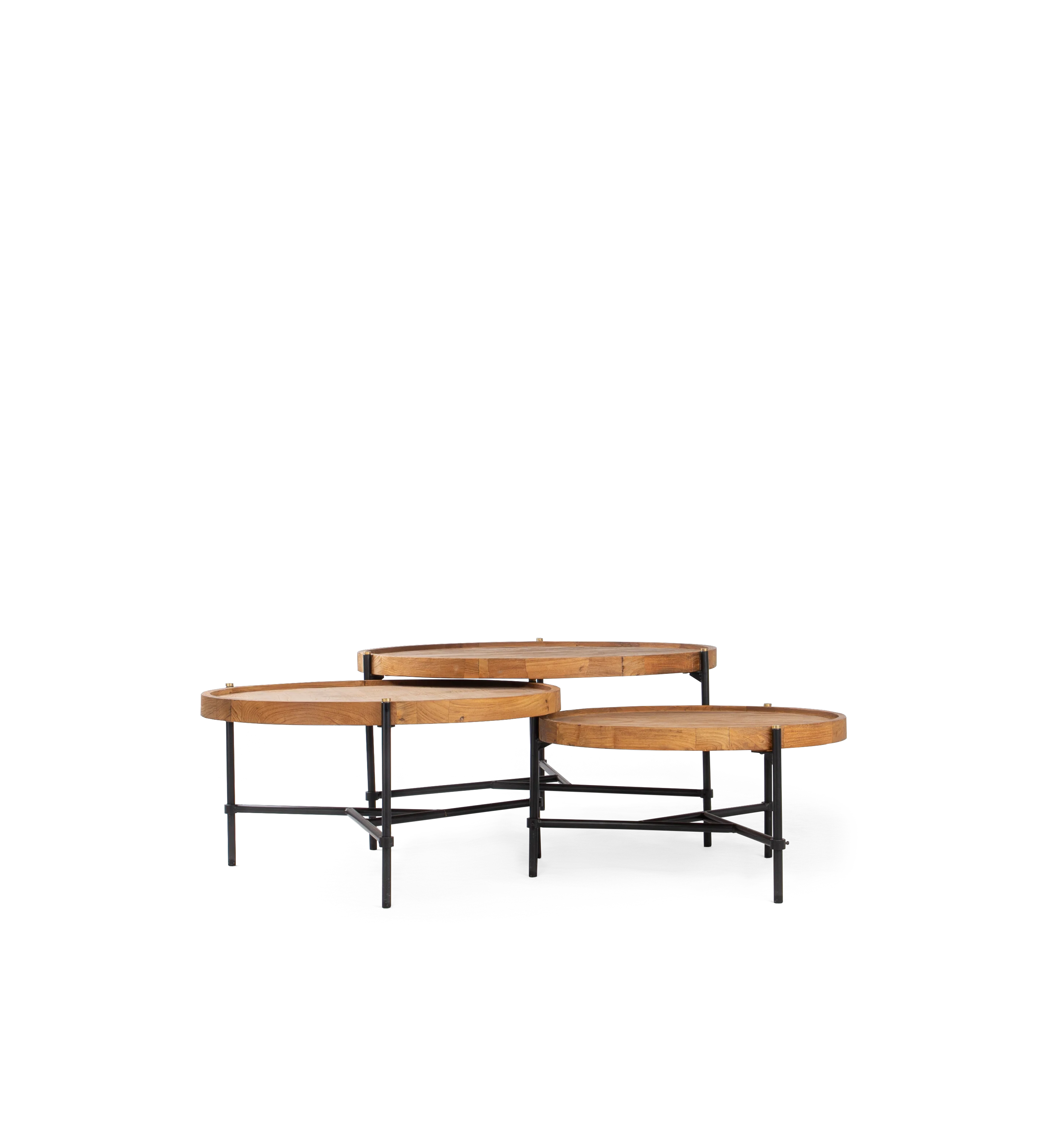 Couchtisch-Set, Set von 3