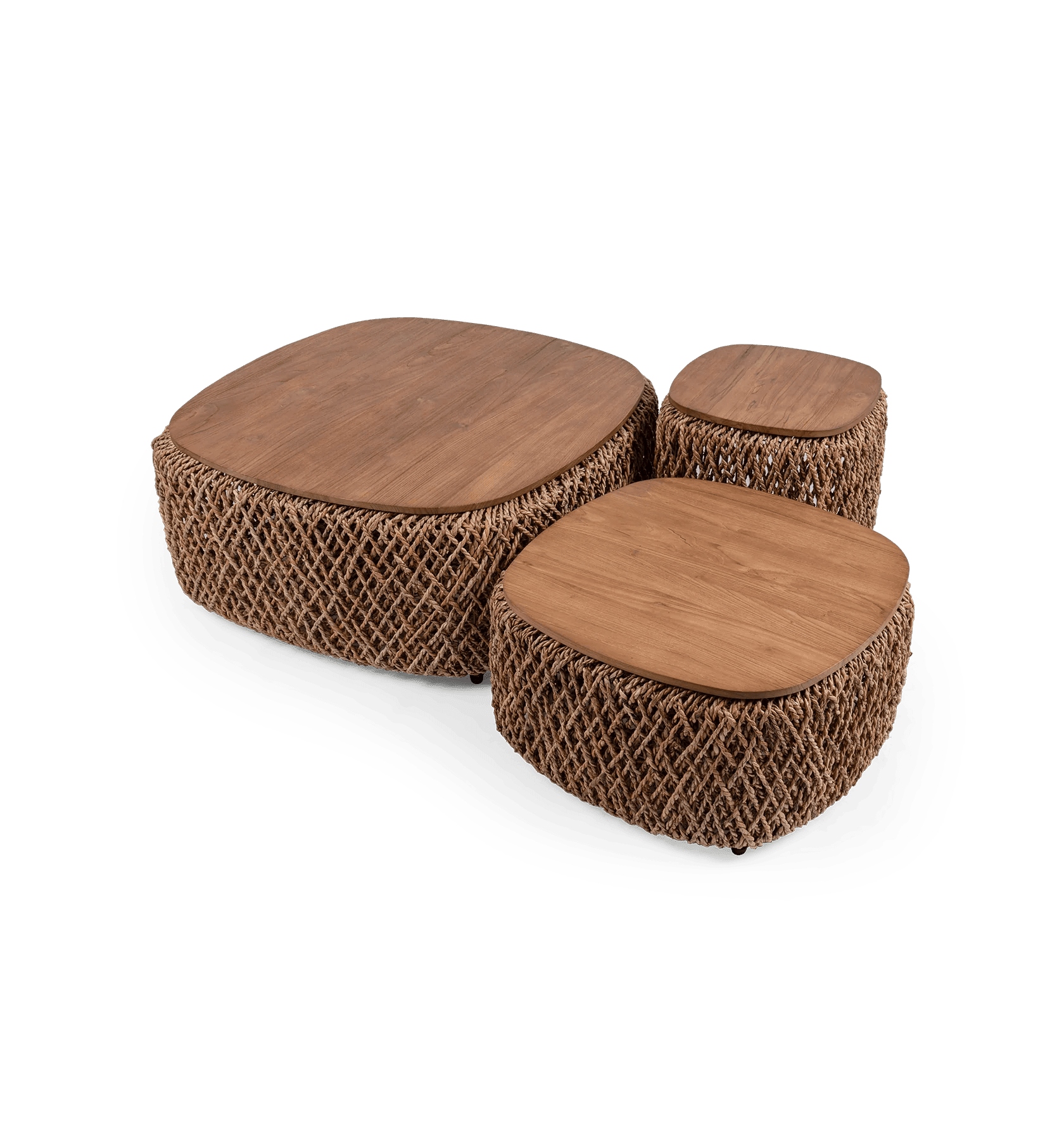 Couchtisch - Set Knut Square, 3er Set von d - Bodhi