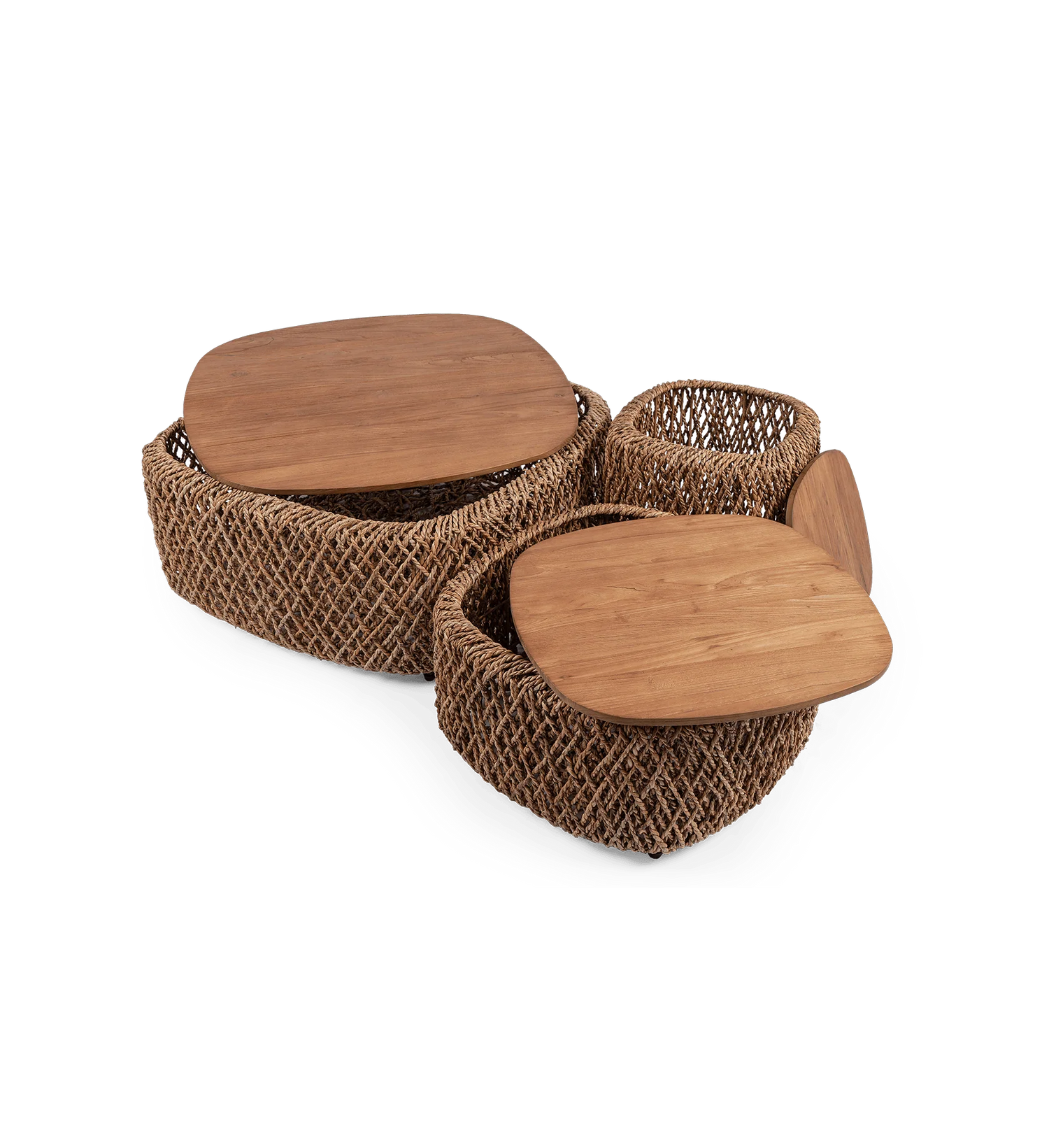 Couchtisch-Set Knut Square, 3er Set