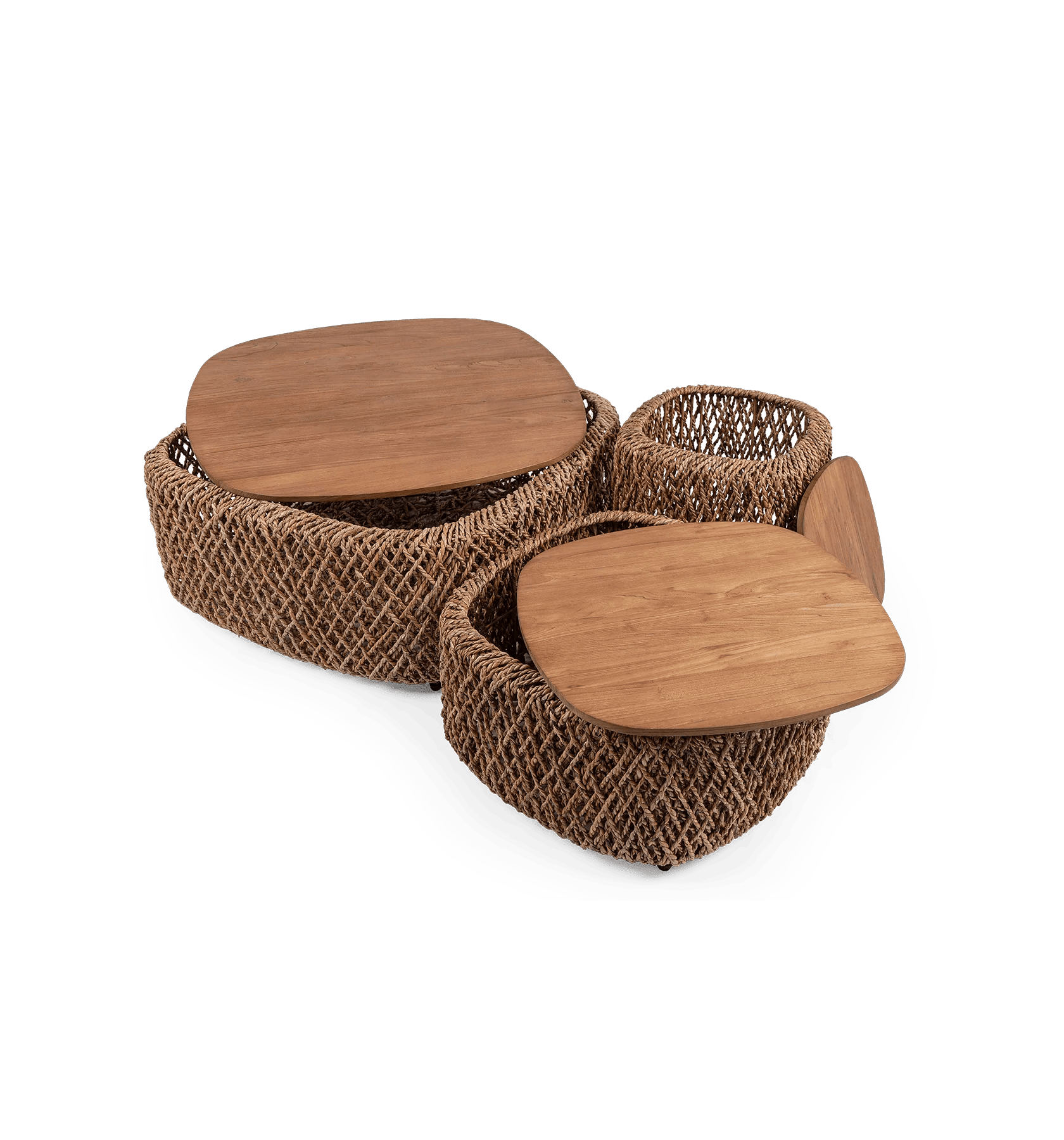 Couchtisch - Set Knut Square, 3er Set von d - Bodhi