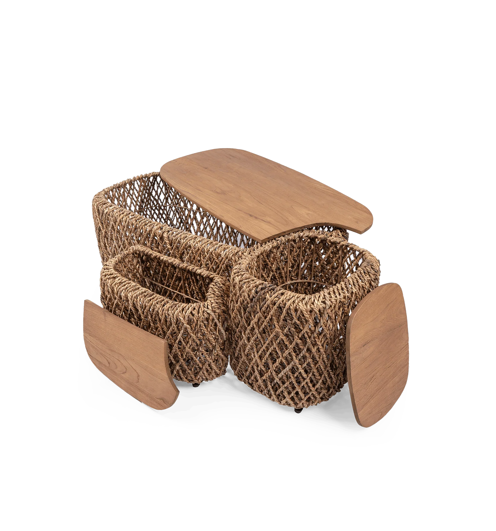 Couchtisch-Set Knut Square, 3er Set