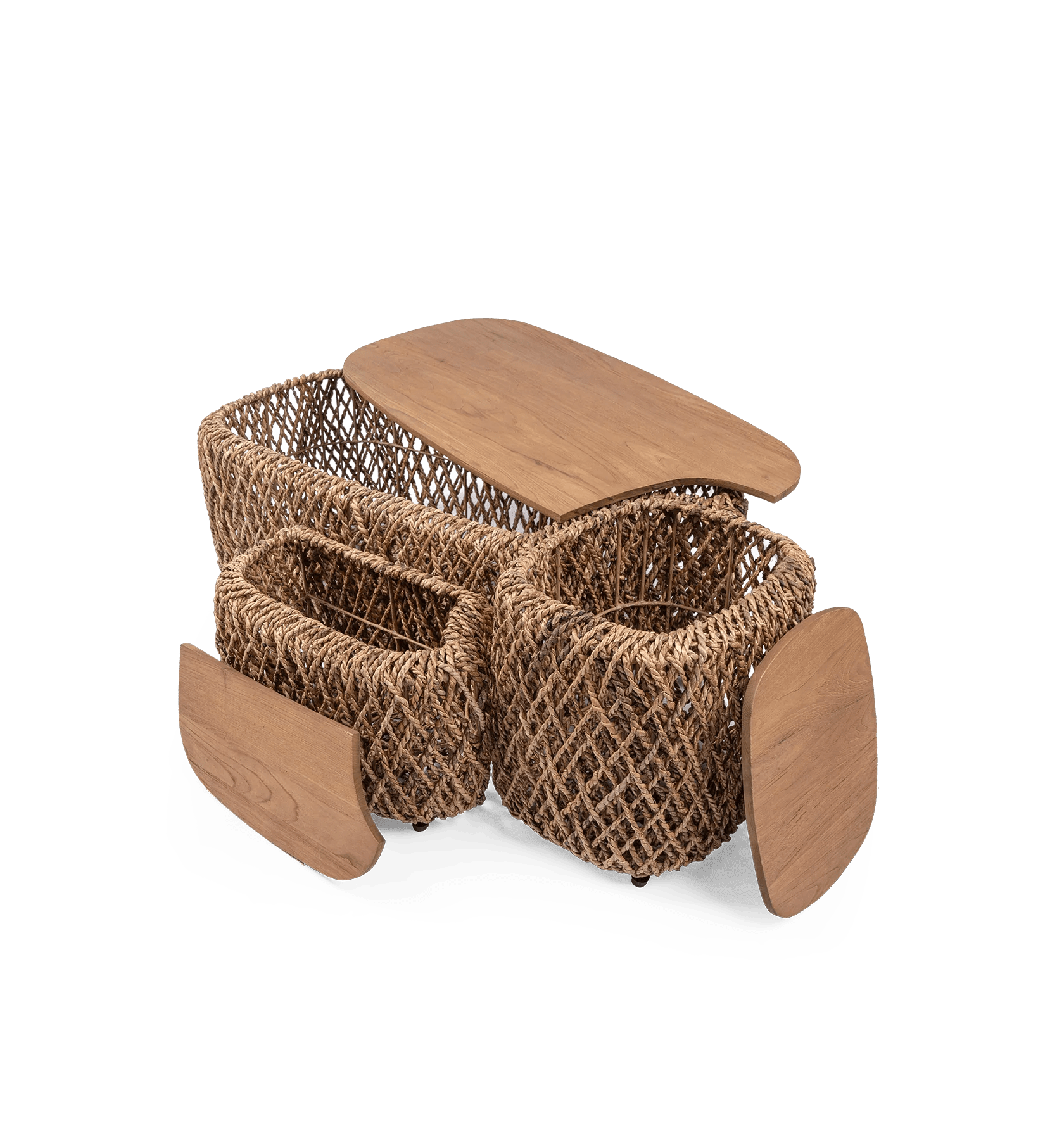 Couchtisch - Set Knut Square, 3er Set von d - Bodhi