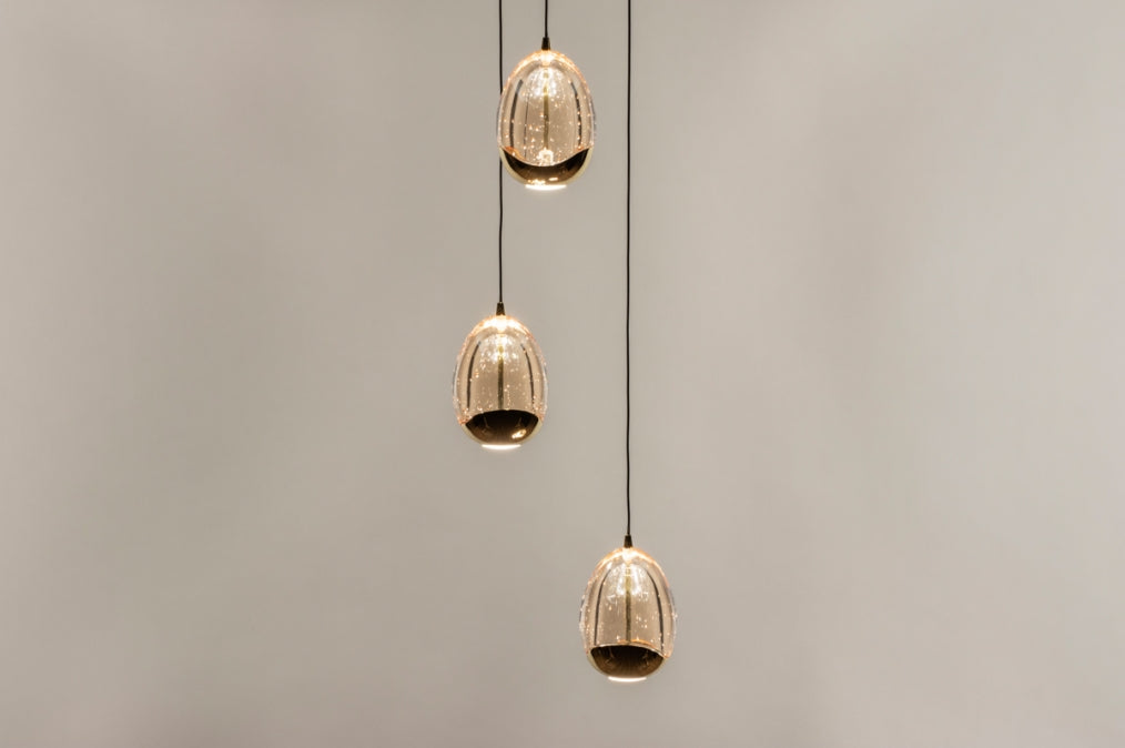 Pendelleuchte Golden 3er