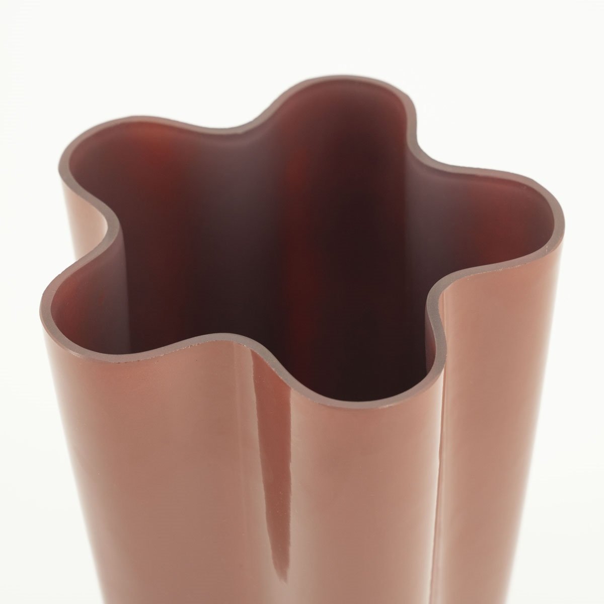 Vase Flori, Korallenrot von By - Boo