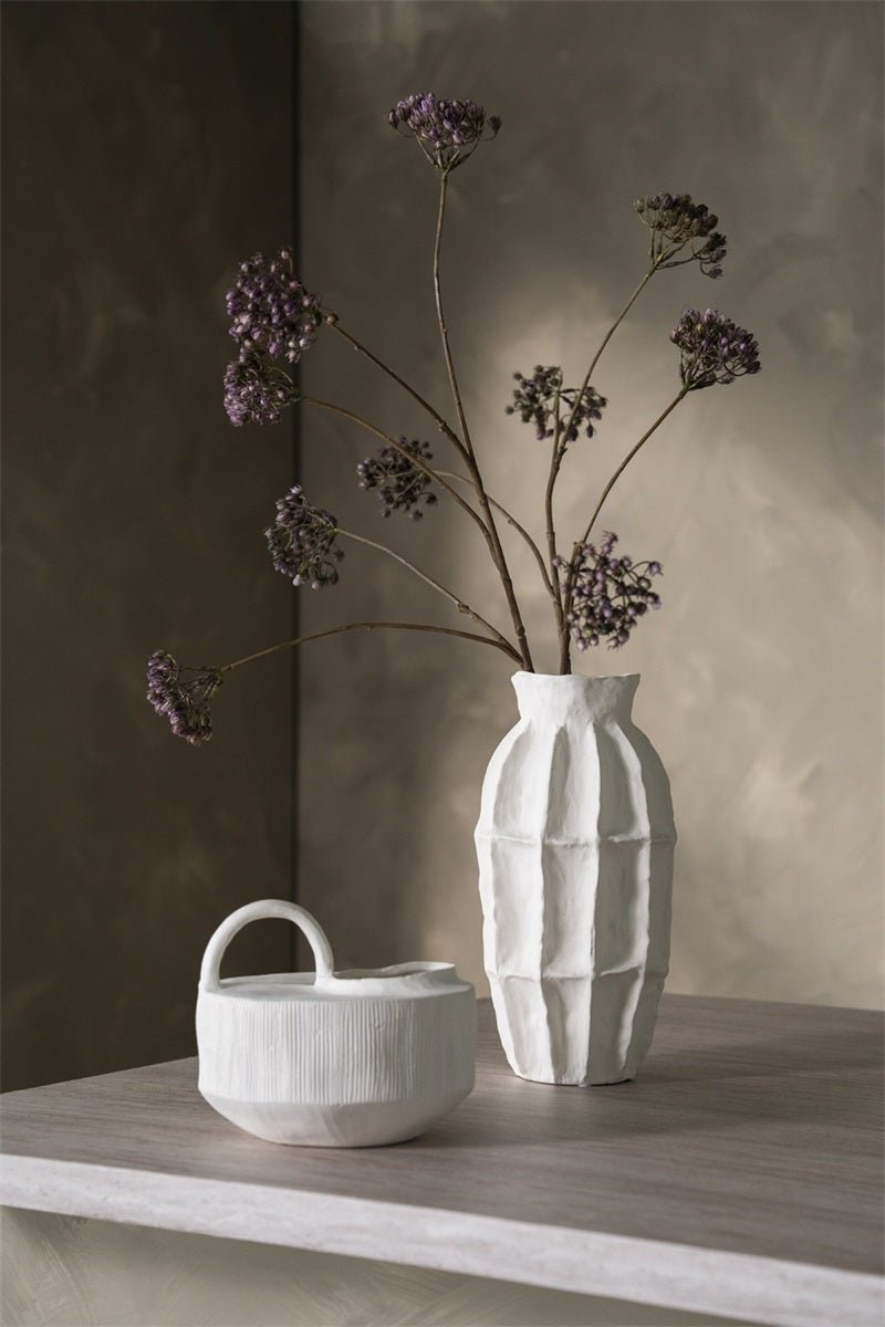 Vase Algarve, weiß von Isaa