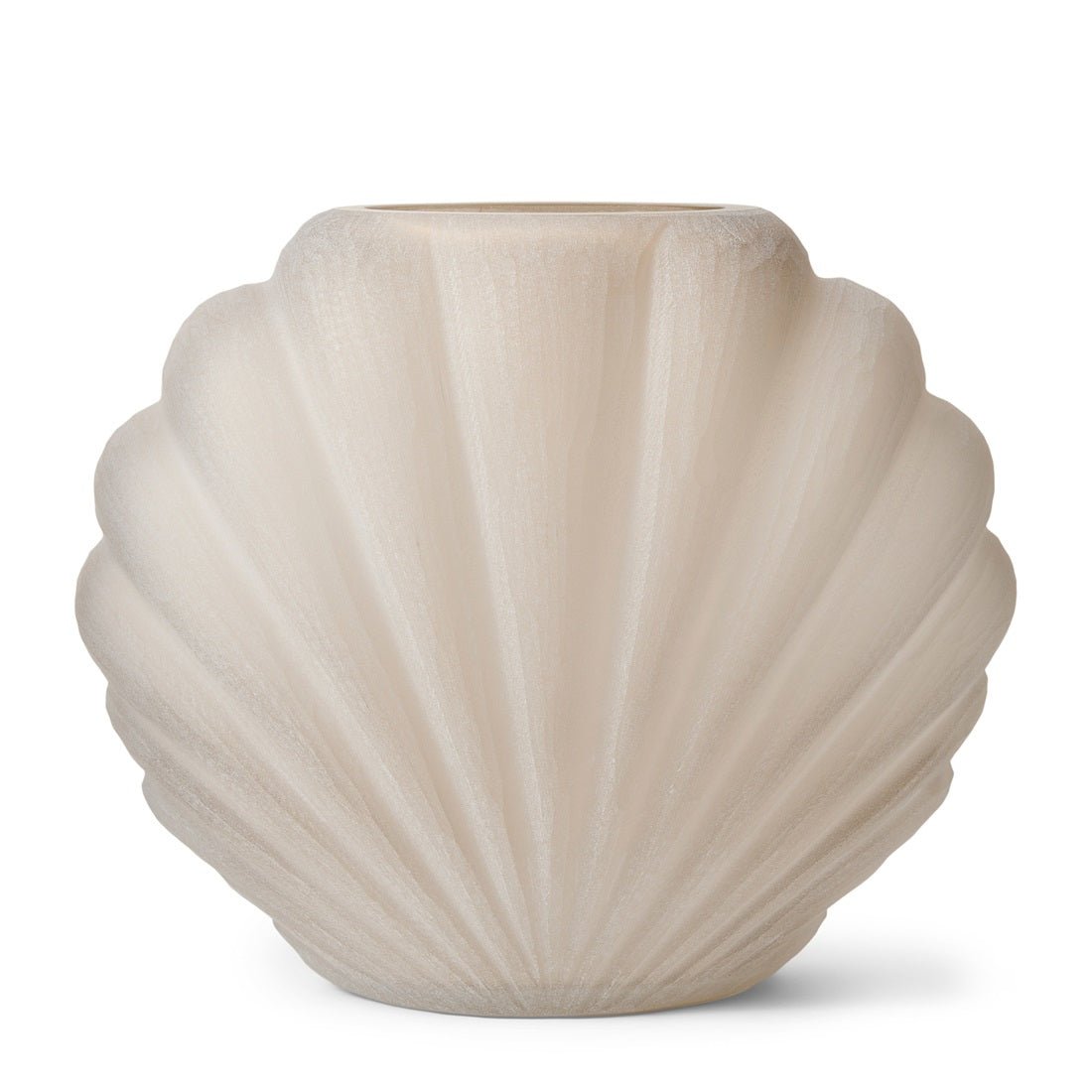 Vase Frosted Shell Größe L von Rivièra Maison