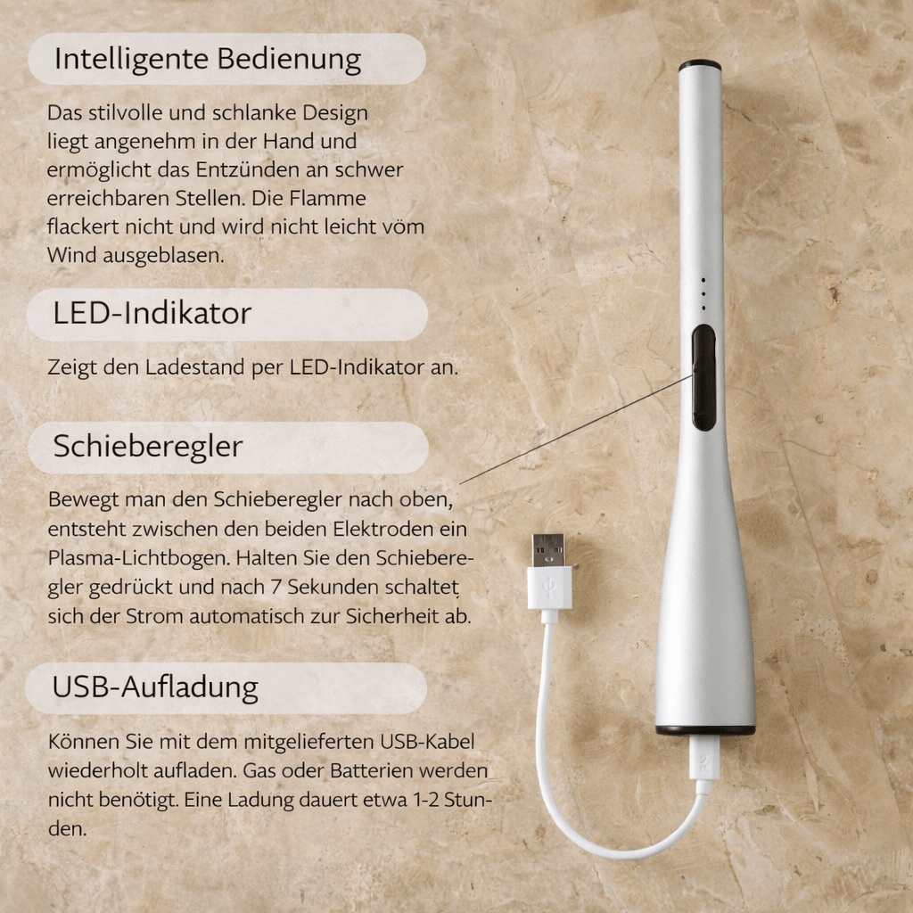 Elektrischer Kerzenanzünder - Candle Wand von My Dutch Living Room